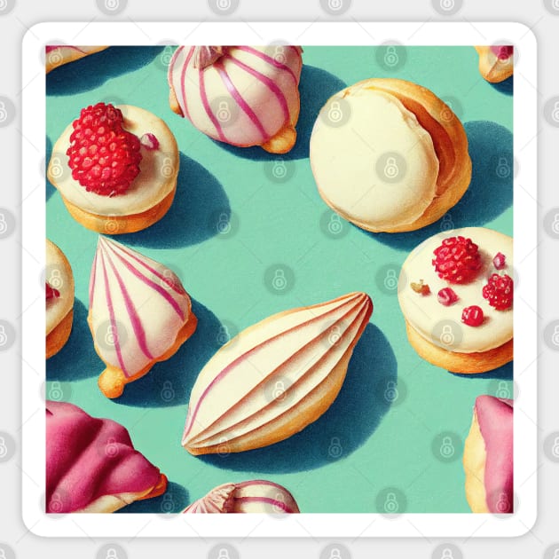 Delectable Delights French Pastries Sticker by Motif Mavens